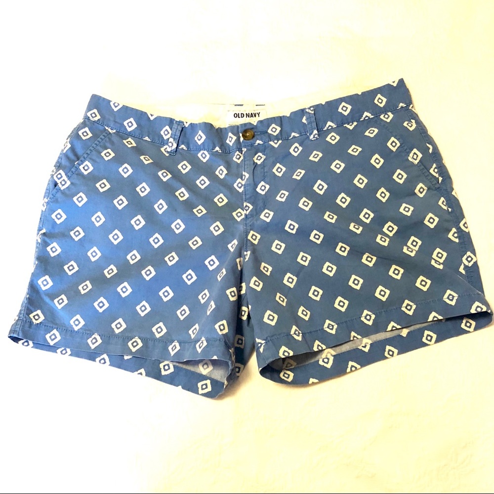 Old navy twill mid rise shorts size 14 - Picture 1 of 8